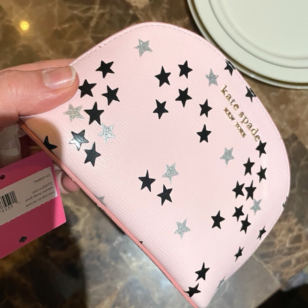Kate Spade Confetti Star Small Dome Cosmetic Case